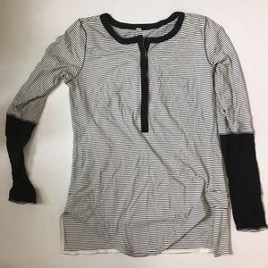 Lululemon soft striped long sleeve GUC